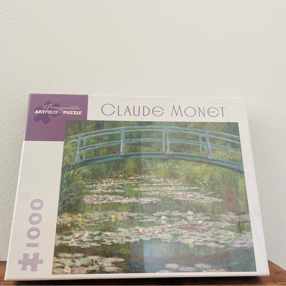NEW Pomegranate Claude Monet Japanese Footbridge Water Lillies Puzzle 1000